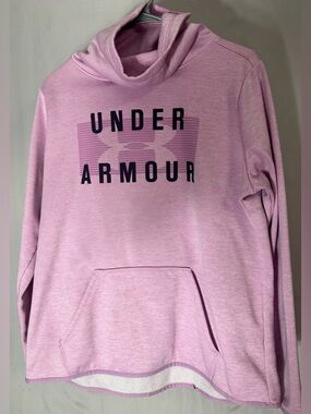 Under Armour Heather Pink Pullover Hoodie